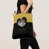 Eye-casing Heart Couple Gold and Black Tasche (Von Nahem)