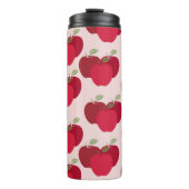 Eye Casing Modern Apple Pattern Thermosbecher (Vorderseite)