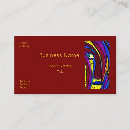 Eye Catching Business Cards Visitenkarte (Vorderseite)