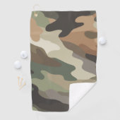 Eye Catching Camouflage Print Stylish Golfhandtuch (Insitu)