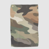 Eye Catching Camouflage Print Stylish Golfhandtuch (Vorderseite)