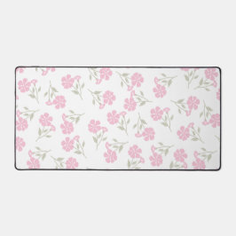 Eye Catching Deep Pink Floral Pattern Large Schreibtischunterlage