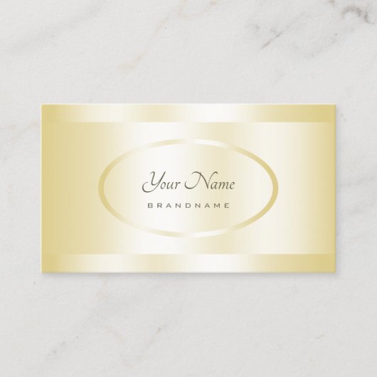 Eye Catching Gold Effect Beruflich und stilvoll Visitenkarte (Vorderseite)