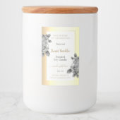 Eye Catching Gold Product Labels Kerzen Beauty & Lebensmitteletikett (Vorderseite)