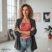 Eye Catching Happy Valentines Day Tri-Blend Shirt