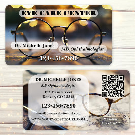 Eye Catching Ophthalmologist or Optometrist  Visitenkarte