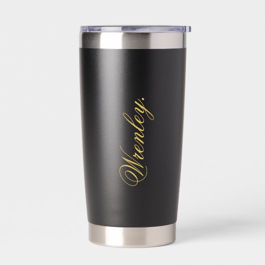 Eye Catching Stylish Custom Name Thermobecher (Links)