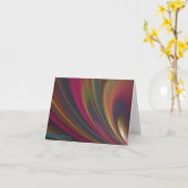 Eye-catching Swirl Note Card Karte (Gelbe Blume)