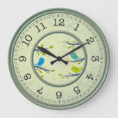 Eye-catching Wall Clock Große Wanduhr (Vorderseite)