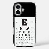 Eye Chart iPhone Case (Rückseite)