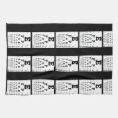Eye Chart Optometrist Geschirrtuch (Horizontal)
