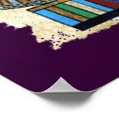 EYE DER HORUS-Ägyptische Kunst Poster (Ecke)