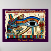 EYE DER HORUS-Ägyptische Kunst Poster (Vorne)