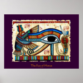 EYE DER HORUS-Ägyptische Kunst Poster