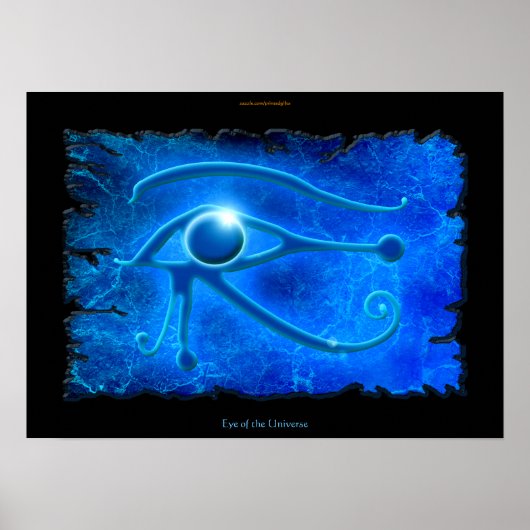 EYE DER HORUS Ägyptische Kunstdruckerei Poster (Vorne)