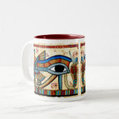 EYE DER HORUS Collection Zweifarbige Tasse (Vorderseite Links)
