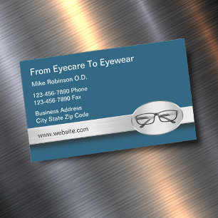 Eye Doctor Vision Care Magnetic Business Cards Magnetische Visitenkarte