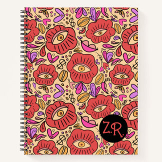 Eye Doodle Manifest Spiral Notebook Notizblock