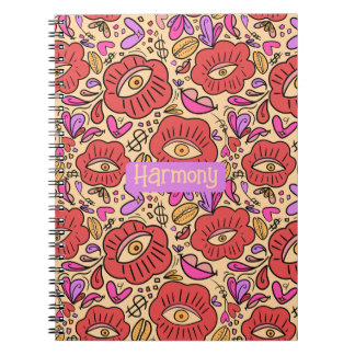 Eye Doodle Manifest Spiral Notebook Notizblock