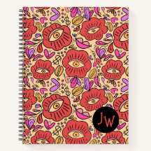 Eye Doodle Manifest Spiral Notebook