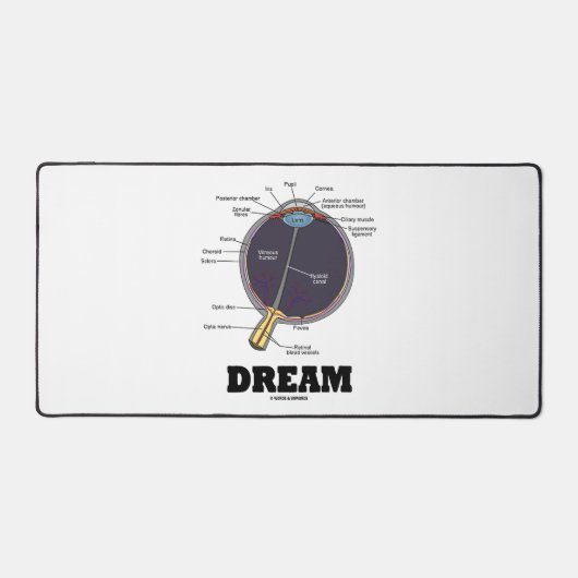 Eye Dream Anatomical Schreibtischunterlage (Vorderseite)