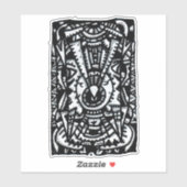 Eye-Eye von Brian Benson, Vinyl Sticker (Blatt)