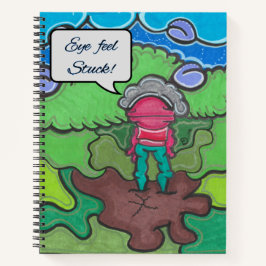 Eye Feel Stuck Notizblock