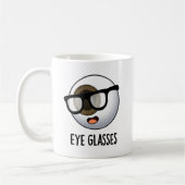Eye Glasses Funny Eyeball Puns Kaffeetasse (Links)