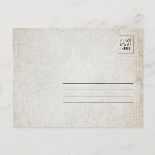 Eye Glasses Save the Date Postkarte (Rückseite)