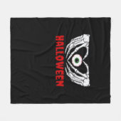 Eye Halloween - Skeleton Hands Herz Fleecedecke (Vorderseite (Horizontal))