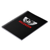 Eye Halloween - Skeleton Hands Herz Notizblock (Linke Seite)
