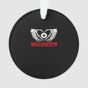 Eye Halloween - Skeleton Hands Herz Ornament