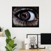 Eye Heart U Canvas Print Poster (Heimbüro)
