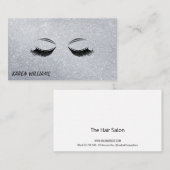 Eye Lash Glitzer Visitenkarte (Vorne/Hinten)