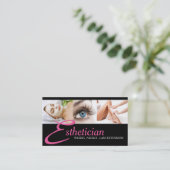 Eye Lashes Erweiterungen machen Künstler Visitenkarte (Stehend Vorderseite)