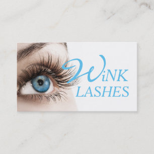 Eye Lashes Extensions Makeup Artist Cosmetologe Visitenkarte
