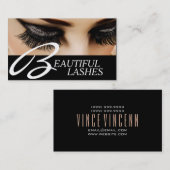 Eye Lashes Extensions Salon Visitenkarte (Vorne/Hinten)