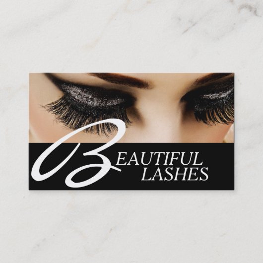 Eye Lashes Extensions Salon Visitenkarte (Vorderseite)