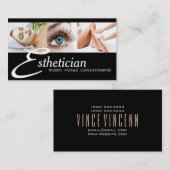 Eye Lashes Extensions Wax Facials Wellness-Center  Visitenkarte (Vorne/Hinten)