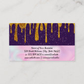 Eye Lashes | GLITZER TROPFEN | Makeup Brushes Treuekarte (Rückseite)