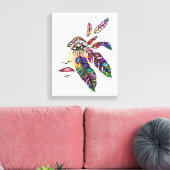 EYE Liebe FEATHERS Fantasy Art Leinwanddruck (Insitu (Wohnzimmer))
