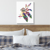 EYE Liebe FEATHERS Fantasy Art Leinwanddruck (Insitu (Schlafzimmer))