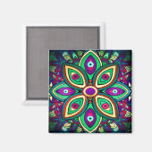 Eye Lotus Art Magnet (Vorderseite/Rückseite)