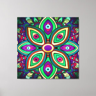 Eye Lotus (Wrapped Canvas Art Print) Leinwanddruck