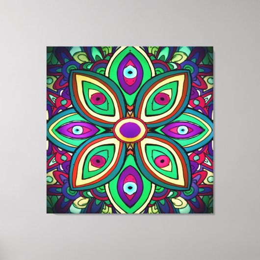 Eye Lotus (Wrapped Canvas Art Print) Leinwanddruck (Vorderseite)