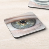 Eye-Macro von Shirley Taylor Untersetzer (Linke Seite)