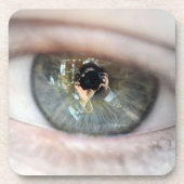 Eye-Macro von Shirley Taylor Untersetzer (Vorderseite)