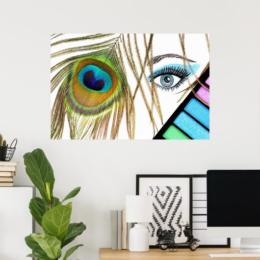 Eye Makeup Beauty Poster (Heimbüro)