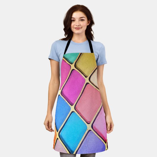 Eye Makeup Schürze (Getragen)