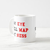 Eye Map Ness Kaffeetasse (Vorderseite Links)